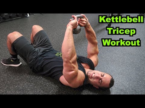 Intense 5 Minute Kettlebell Tricep Exercise