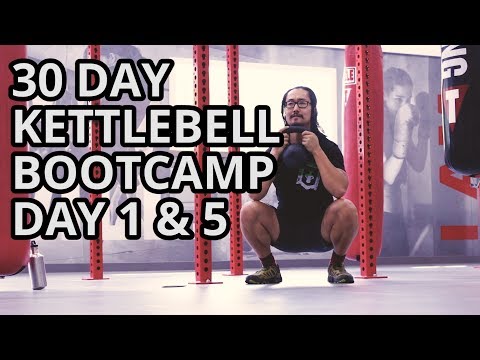 Kettlebell Residence Workout Bootcamp Day 1 for Muscle Growth and Rotund Loss | Squats, Pushups, Pullups