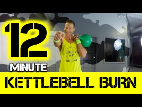 12 Minute Killer Kettlebell Workout | Intense Kettlebell HIIT Corpulent Body Workout