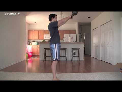 KettleBell Exercise- Lose Weight or Produce Muscle QUICKLY!!! BenjiManTV