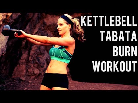 35 Minute Kettlebell Tabata Burn Exercise for Entire Physique Energy and Cardio