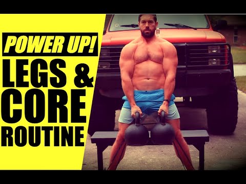 9 Minute Kettlebell Exercise for EXPLOSIVE Legs & POWERFUL Core | Chandler Marchman