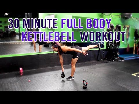 30 Minute Kettlebell Kraziness! | Full Body Exercise
