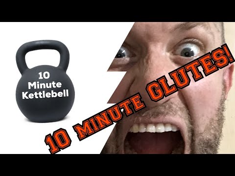 10 MINUTE KETTLEBELL GLUTES!!!